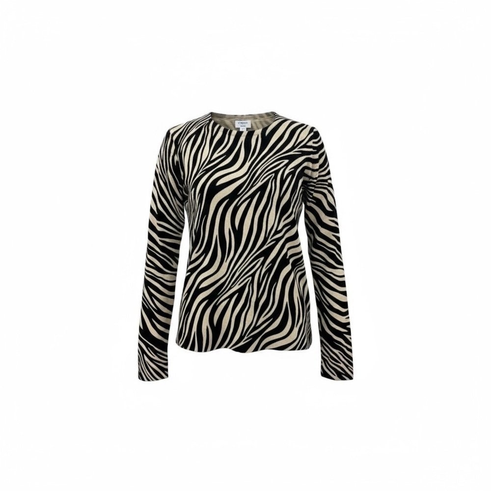 JCREW animal print sweater